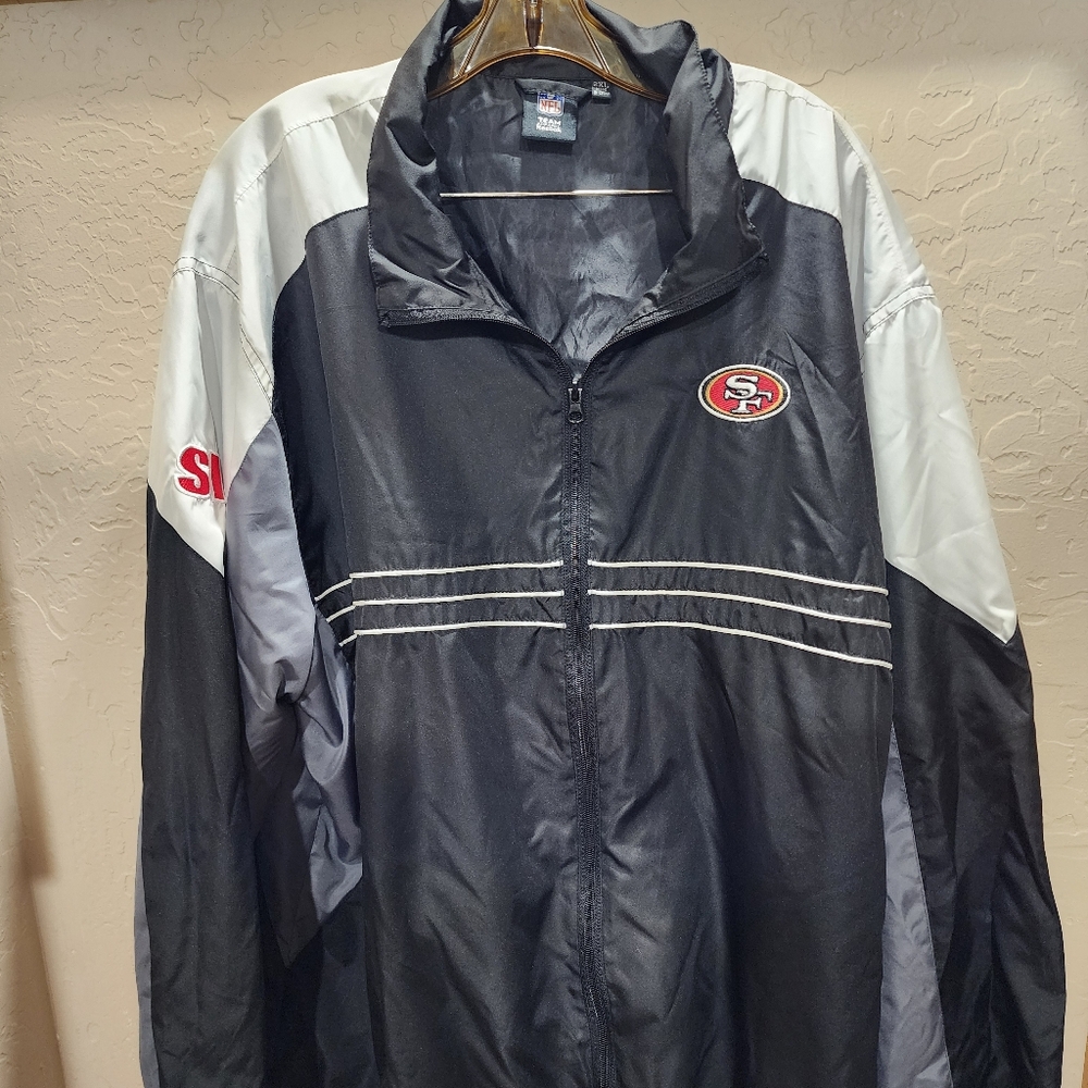Vintage NFL Reebok San Francisco 49er's SI Windbreaker Men's 2XL